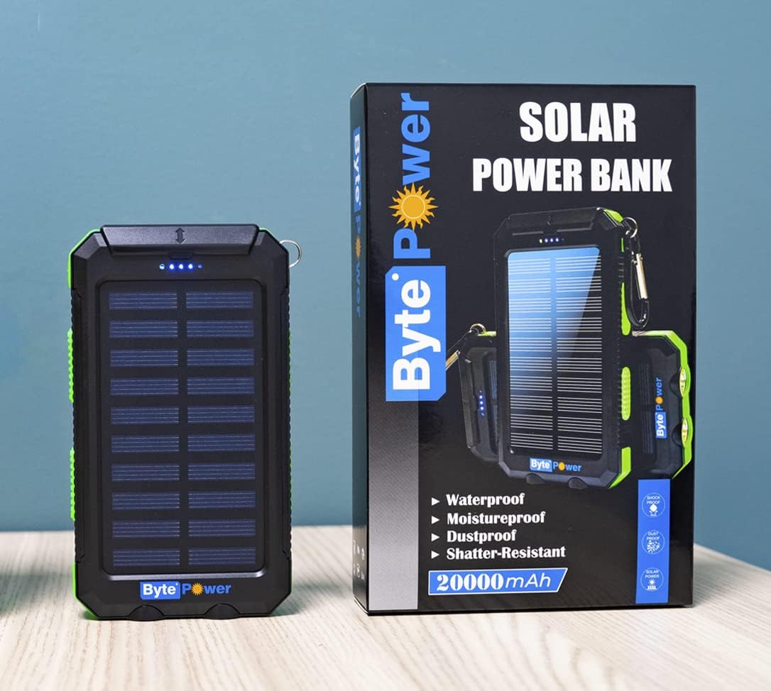 Solar Power Bank 20,000mAh