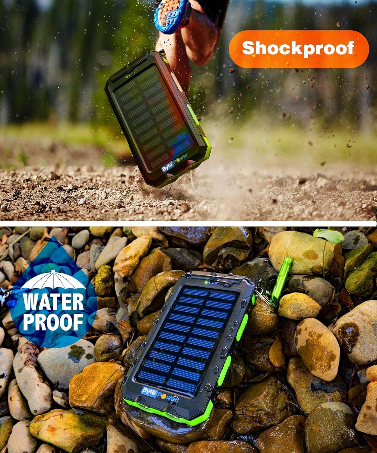 Solar Power Bank 20,000mAh